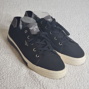 Creative Recreation Shoes Men’s Size 13 Black with Gray Canvas Fashion Sneaker